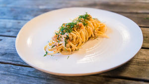 Krabbeoppskrift, krabbepasta